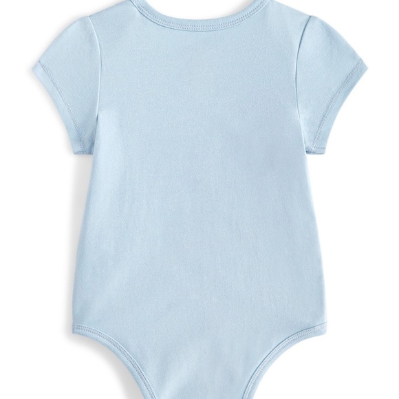 Baby Onesie Blue “Hear Me Roar” Lion Print - Short Sleeve - Infant Bodys… - Picture 3 of 4